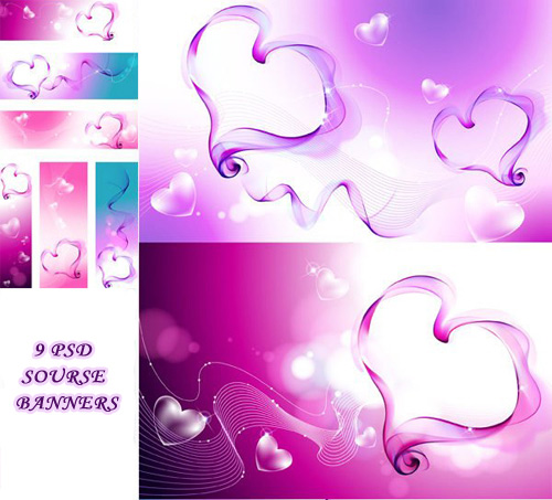 PSD sources - Romantic Heart PSD sources - Romantic Heart