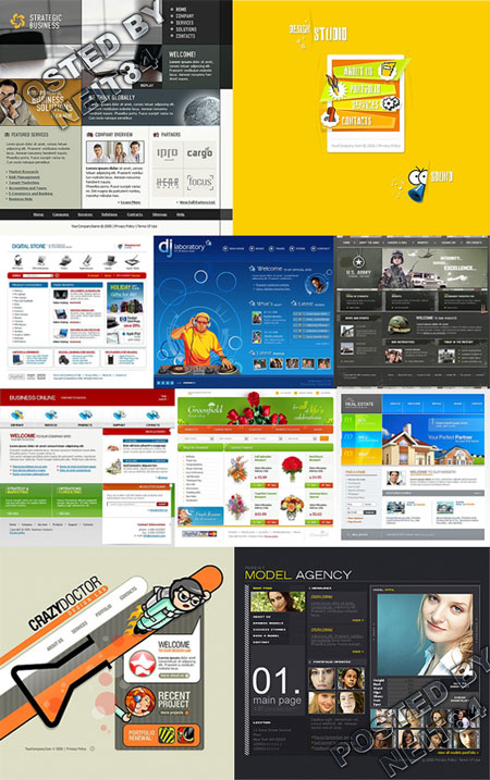 10 Flash Template Website K10 P1 10 Flash Template Website K10 P1