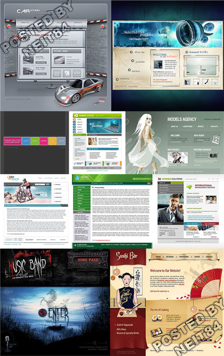 10 Flash Template Website K10 P4 10 Flash Template Website K10 P4