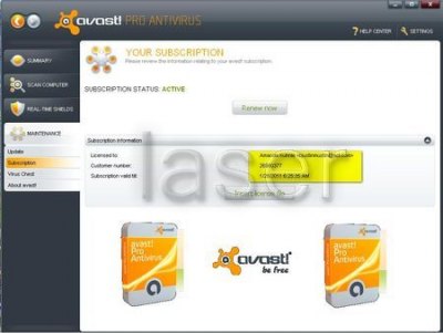 Avast! Antivirus Pro 5.1.822 Beta Avast! Antivirus Pro 5.1.822 Beta