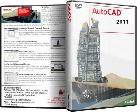 Autodesk AutoCAD 2011 Update 1.1 RePack Autodesk AutoCAD 2011 Update 1.1 RePack