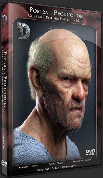 Eat3D - Portrait Production - Creating a Realistic Portrait in Maya