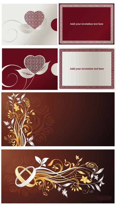 Stock Vector - Wedding Invitation Stock Vector - Wedding Invitation